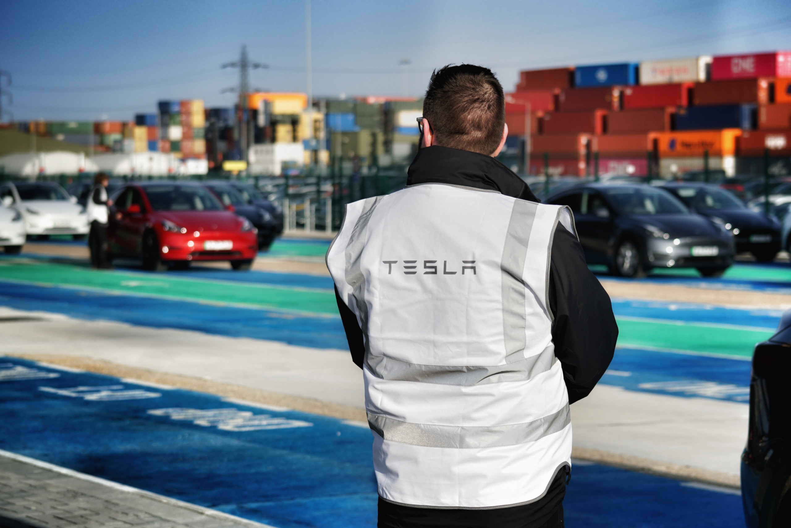 Port of Southampton hosts Tesla Model Y first deliveries event