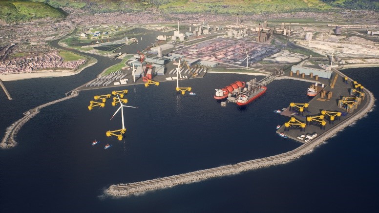 Gwynt Glas and South Wales ports combine strength in preparation for multi-billion floating wind industry